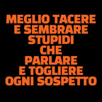 Meglio tacere